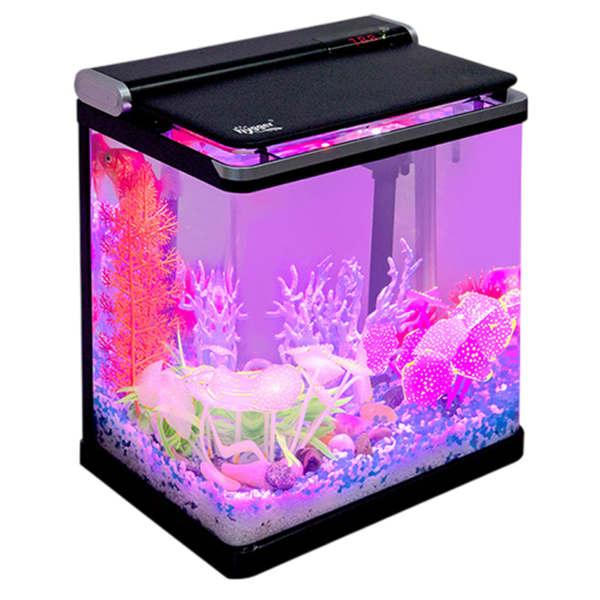 Hygger Curved Mini Aquarium - 15L