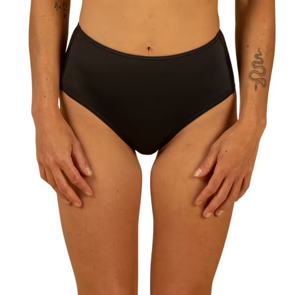 Olaian Romi Women's High-Waisted Surfing Swimsuit Bottoms - Black
