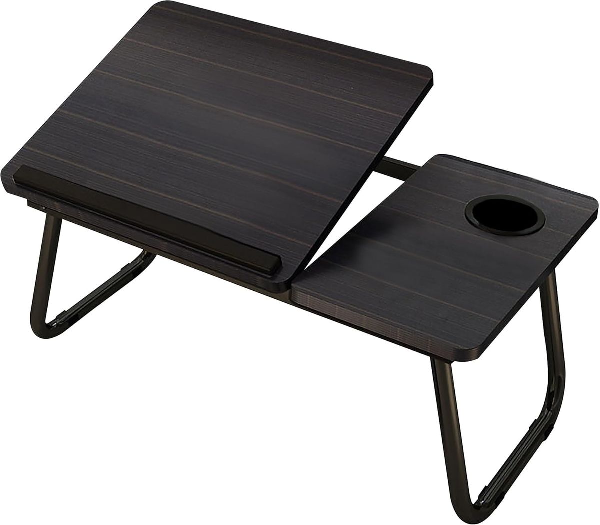 Adjustable Foldable Split Laptop Bed Table Stand Black PB