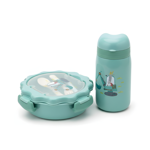 Kids' Adventure Lunchbox &amp; Flask Set - School &amp; Travel Fun