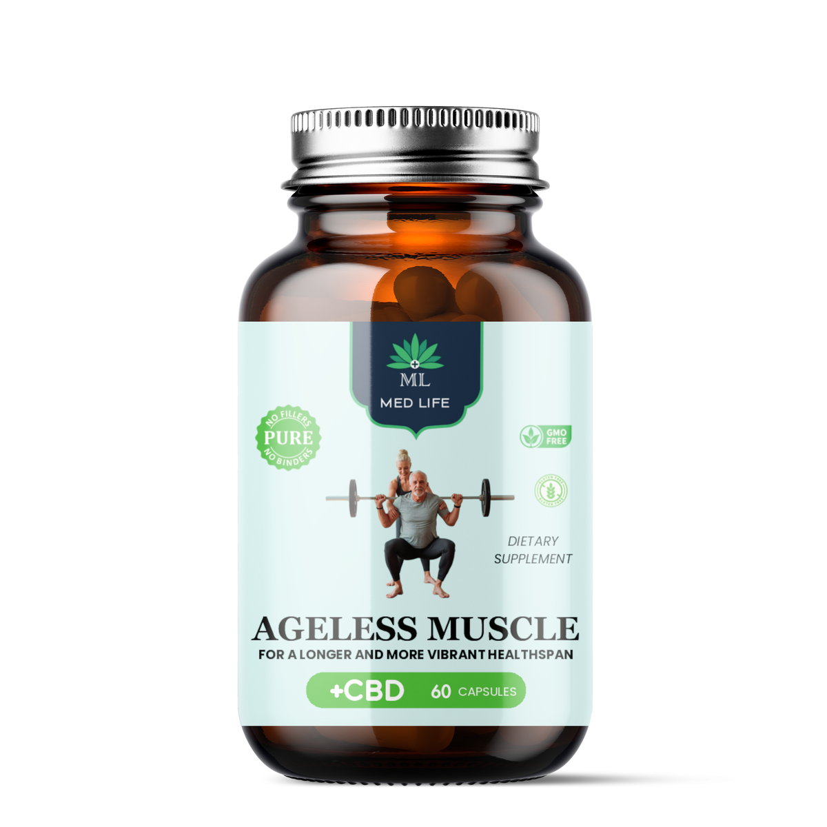 Medlife Ageless Muscle - 60 Capsules