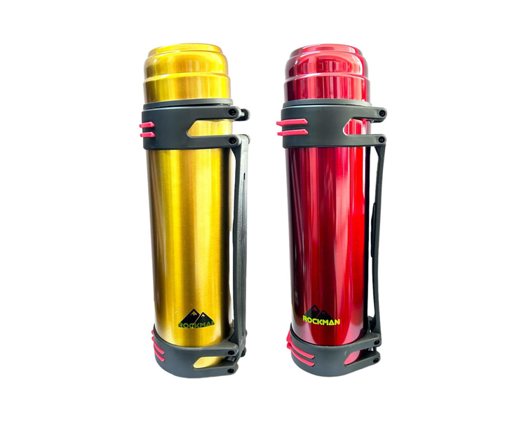 Rockman 2.5l Vaccum Travel Flask Hot and Cold water Combo