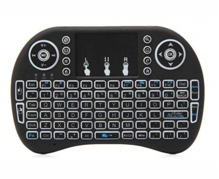 Mini Wireless Backlit Keyboard for Smart TV's, Computers and Consols