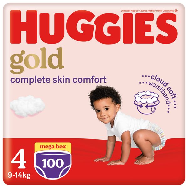 Huggies Gold Pants Size 4 Megabox 100's