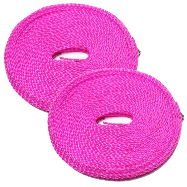 Laundry Camping Anti-Slip Clothesline Outdoor Windproof 2 Set (8m)