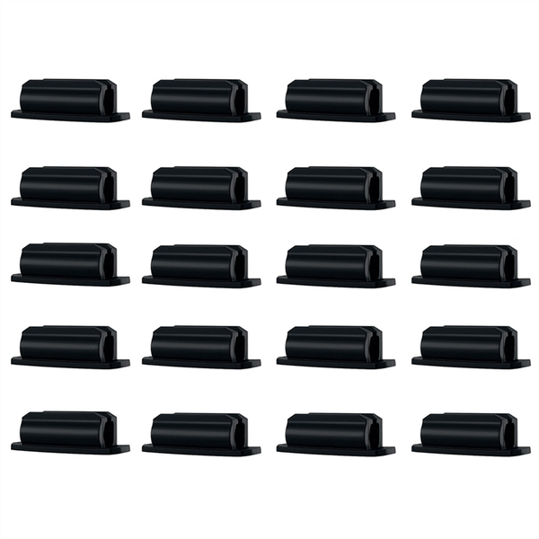 Pen Holder Set Of 20 Adhesive Silicone Pen Holder Black