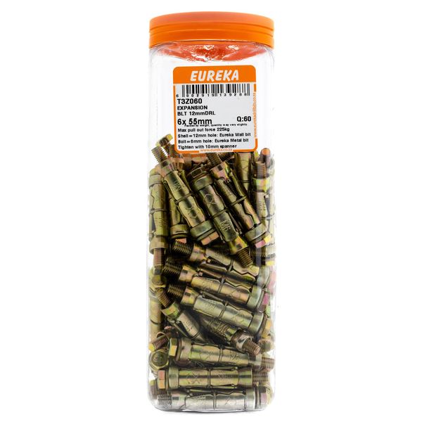 EUREKA Expansion Bolts 6 x 55mm Q:60 T3Z060