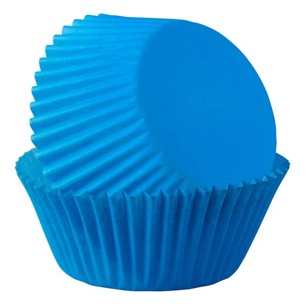 Cupcake Cup Liners Cases - Blue - 10.5cm - 100-Piece