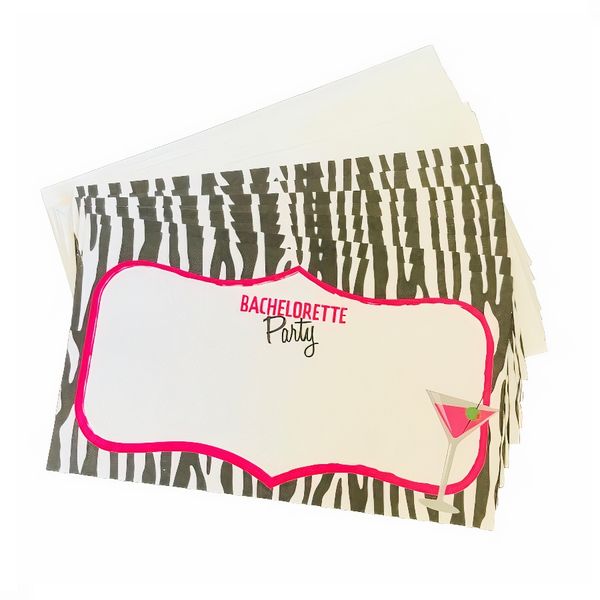 Bachelorette Party Invitations &amp; Envelopes (Pack of 24)