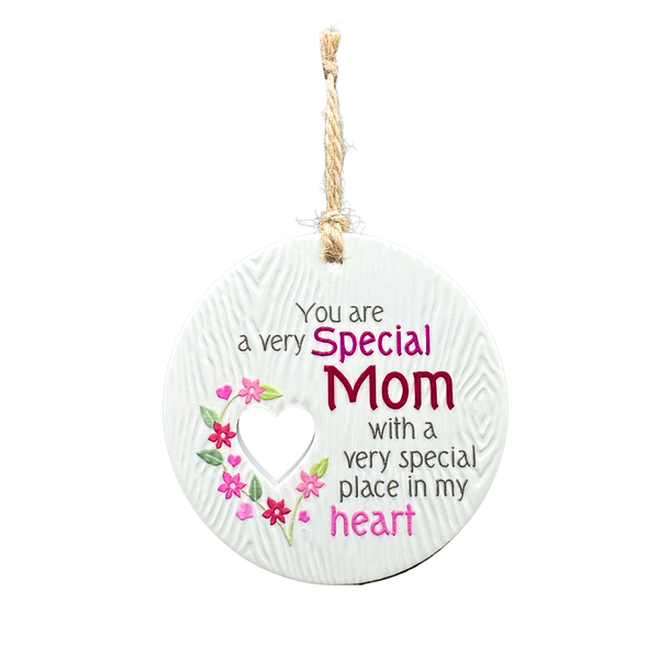 Piece of my Heart Ceramic Plaque - Special Mom