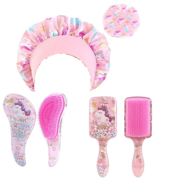Unicorn Bonnet, Brush Retacle, Kids Brush