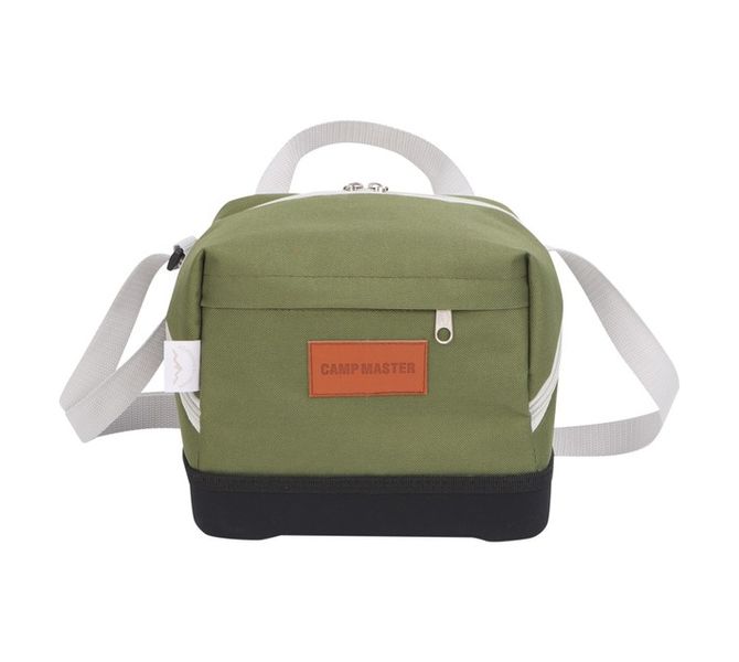 Delux 6 Can Cooler Bag Green