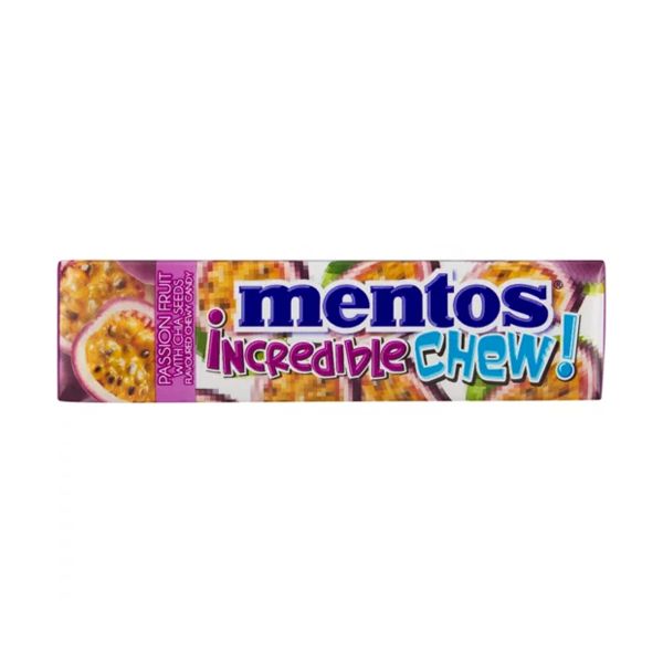 Mentos - Incredible Chew! Passion Fruit - 12 x 47g