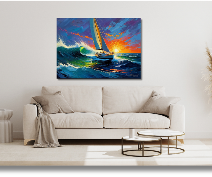 Canvas Wall Art Home Decor- Sailing 02