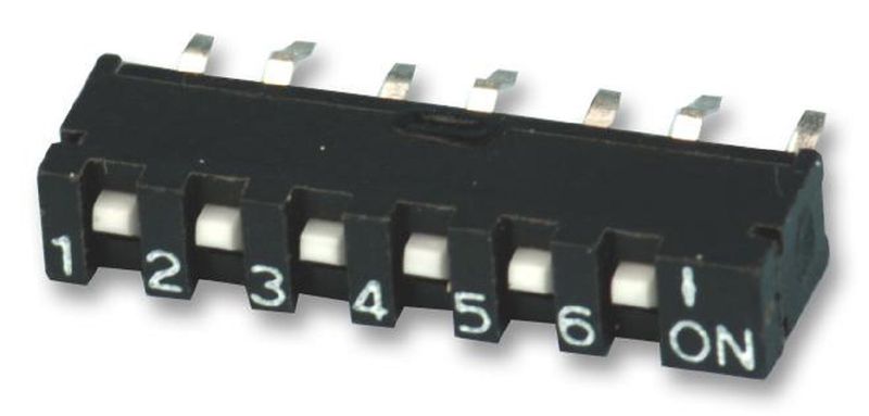 Multicomp Pro (SIP-08T) DIP / SIP Switch, SPST, 50 V, 10 mA