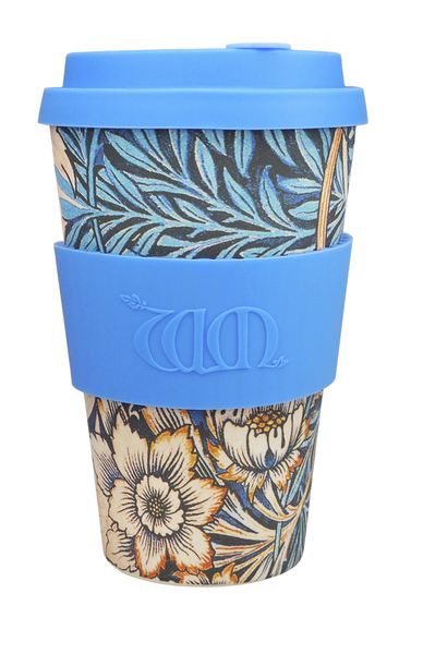 William Morris Lily Ecoffee Cup Travel Mug 400ml