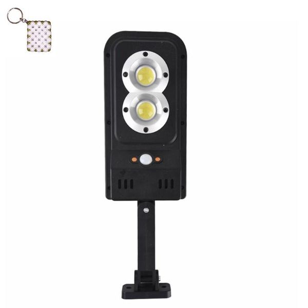 FA-SL-2COB Black Solar Powered Sensor Street Lamp And A Keyholder