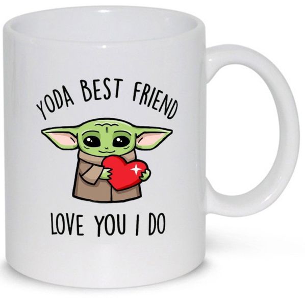 Yoda Best Friend Love You I Do Star Wars Birthday Christmas Gift Mug