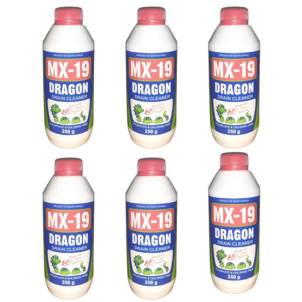 MX-19 Dragon Drain Cleaner 250g - Pack of 6
