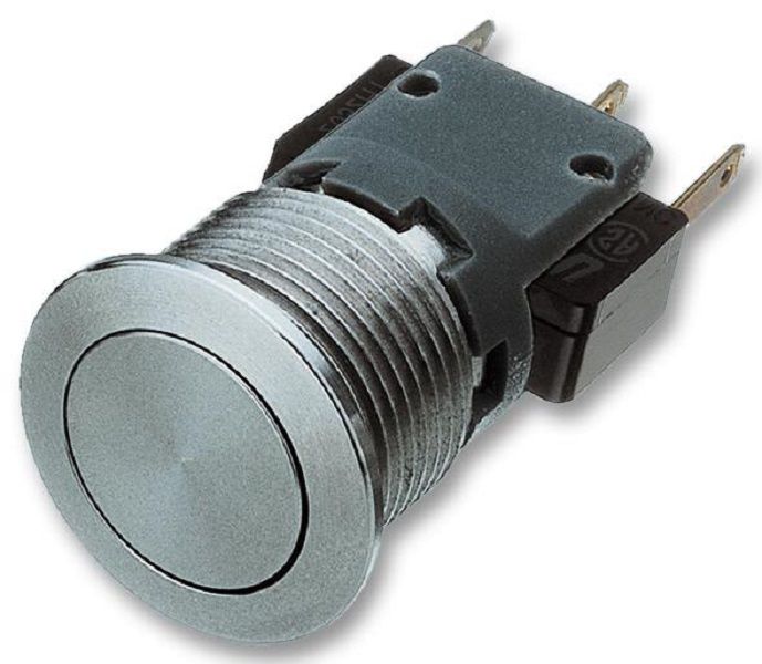 Schurter (3-102-627) Vandal Resistant Switch, MSM, 16.1 mm