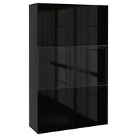 Living Room Cabinet With Glass Doors