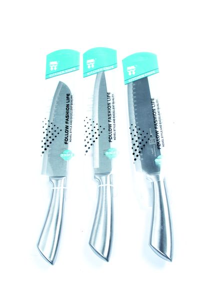 Stainless Steel Sharp Knife Kit Kitchen Knife Set - 3 Pieces