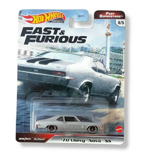 Hot Wheels Fast &amp; Furious Premium Single - 70 Chevy Nova SS