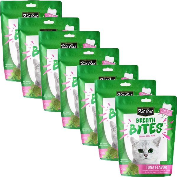 Kit Cat Tuna Breath Bites - 7 x 60g