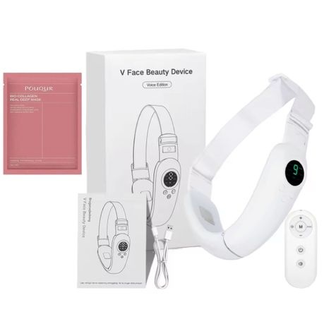V Face Beauty Device - Voice Edition with Bio-Collagen Real Deep Mask Image