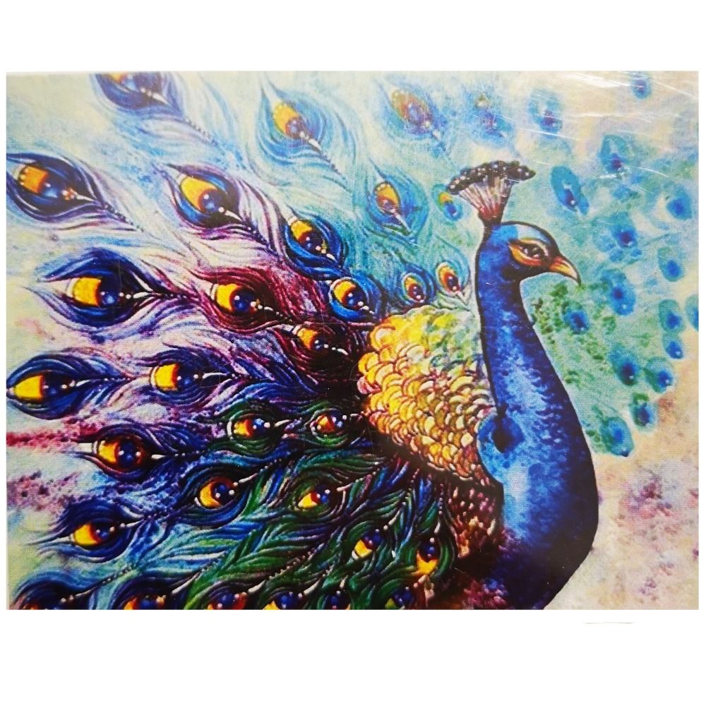 Diamond Painting Peacock Dance 40cm X 50cm Shop Today Get It   S Zoom.file