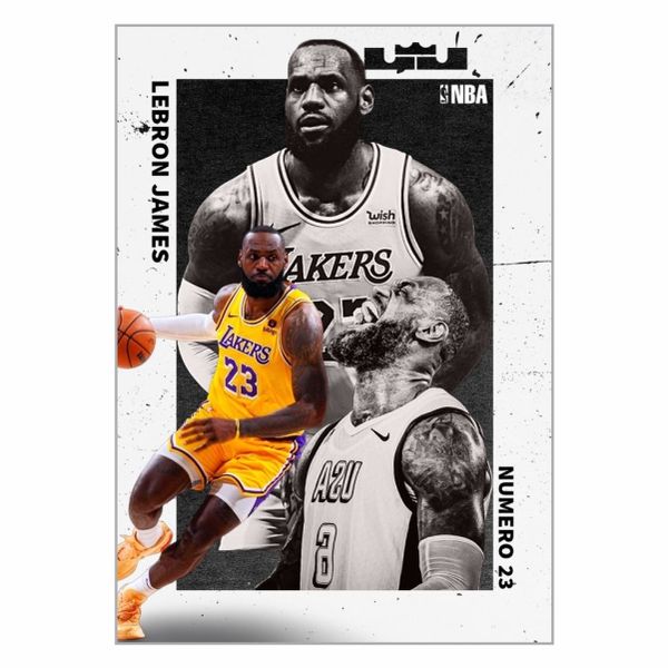 Lebron James 23 Poster - A1