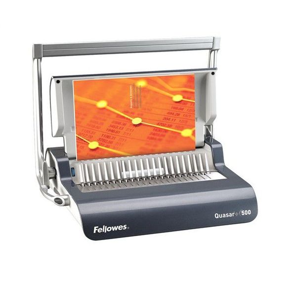 Fellowes Manual Comb Binder, Quasar+, Binds 500 Sheets, Heavy Use
