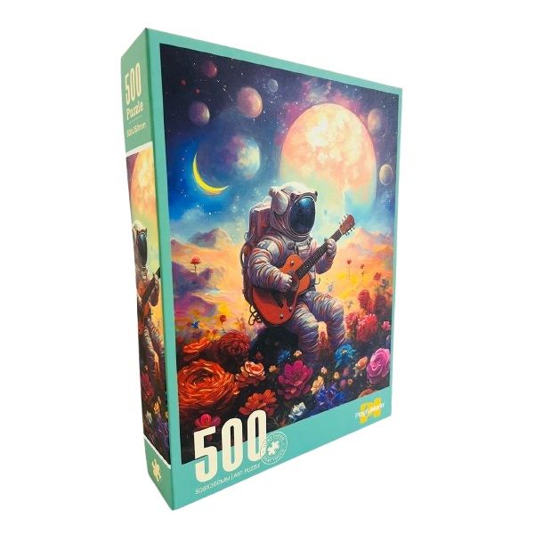 PlayfulMario - Romantic Astronaut Jigsaw Puzzle - 500 Piece