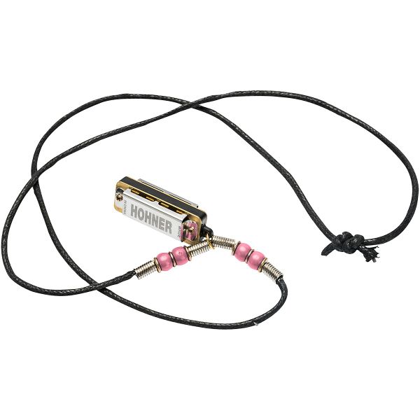 Hohner Harmonica Necklace - Pink