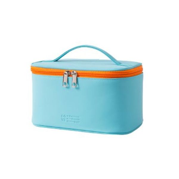 Olive Tree - Large Waterproof Makeup Bag Cosmetic Organiser - Light Blue