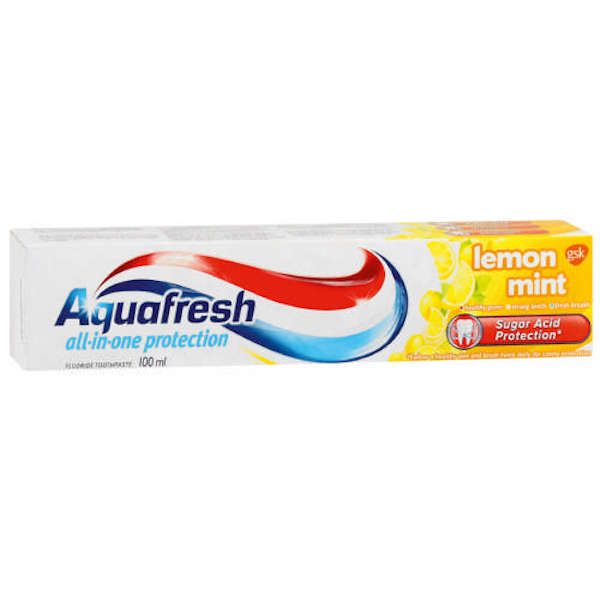 Aquafresh Fresh Lemon Mint Bulk Pack - 12 x 100ml
