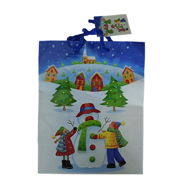 Snow Day Christmas Gift Bag - Pack of 10