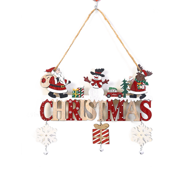 Christmas Hanging Wooden Crafts Hanging Sign