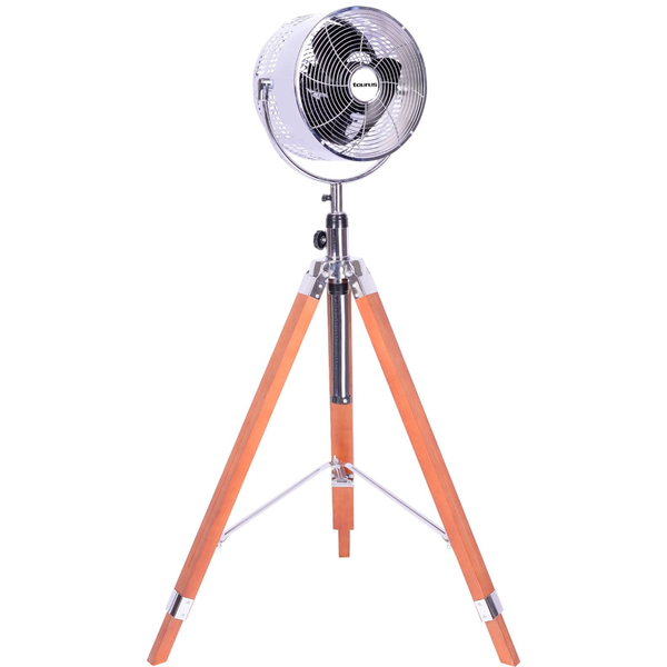 Taurus Fan 3 Speed Height Adjustable Pedestal Steel 25cm 80W