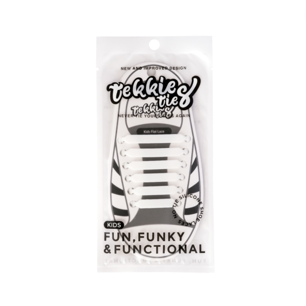 Tekkie Ties No-Tie Silicone Laces for Kids