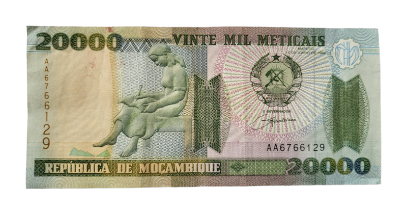1999 Mozambique 20 000 Meticais Note