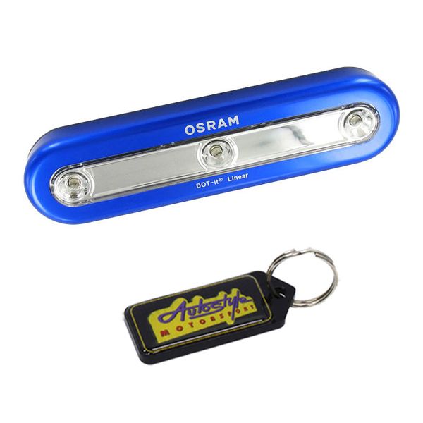Osram Dot-it Linear Multipurpose LED Lighting - Silver &amp; Gel Key Holder