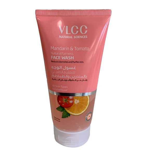 VLCC Mandarin &amp; Tomato Natural Fairness Face Wash 150ml (all skin types)