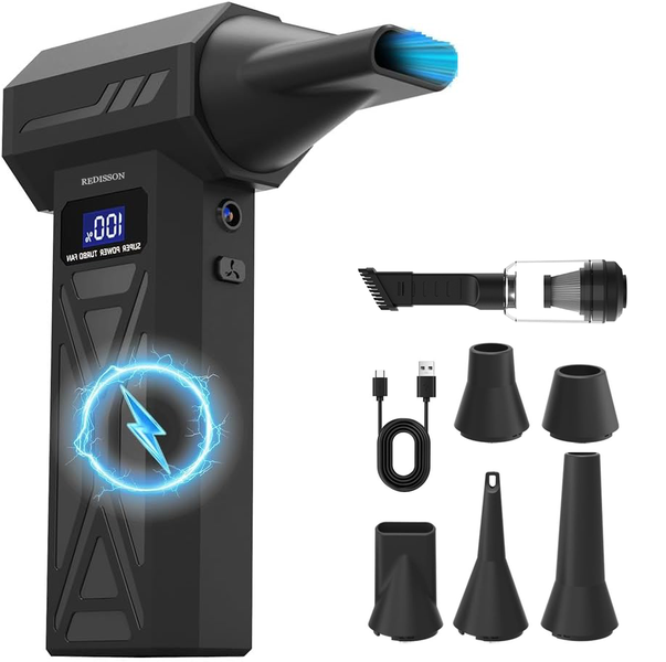 Portable Turbo Air Fan Blower/Handheld Cleaner, Vacuum Cleaner &amp; Hairdryer