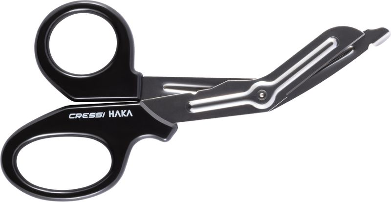 Cressi Haka Dive Scissors - Stainless Steel Underwater Cutting Tool