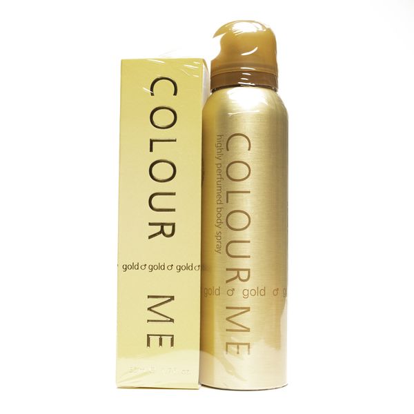 Colour Me Gold Eau De Toilette And Body Spray