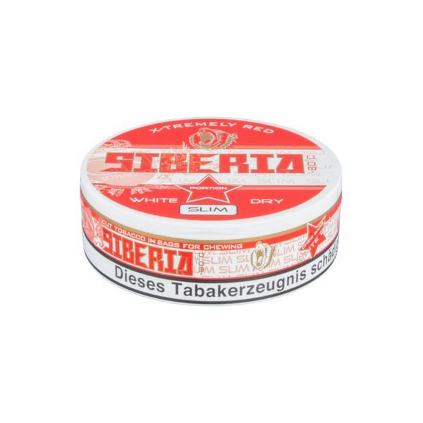 Snus Siberia Red - Slim White Dry 43mg\g