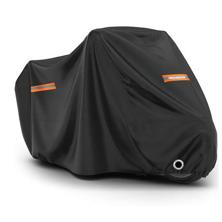 Motor Bike Cover Oxford Fabric All Weather Proof Waterproof Outdoor Storage Image
