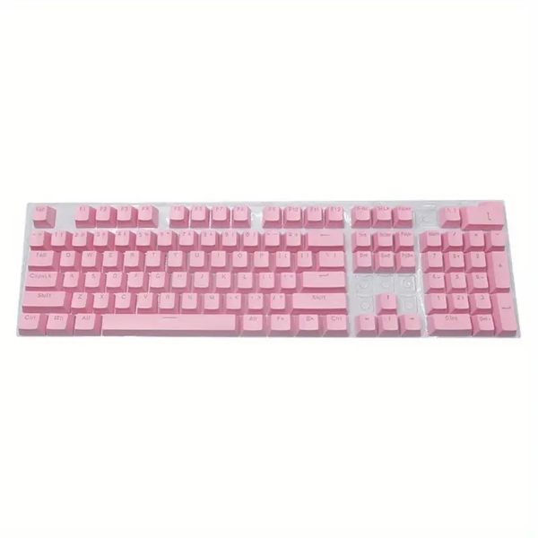 Pink Cute Kawai 104 Gaming Novelty Keyboard Keycaps For Mechanical Keyboard