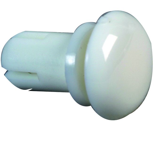 Essentra Components (SR 2064W) Rivet, Snap, White, Nylon, 2.2 mm Hole Dia